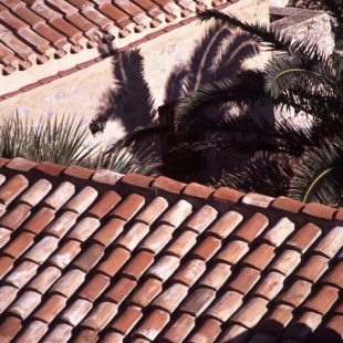 Terracotta tiles, Monemvasia